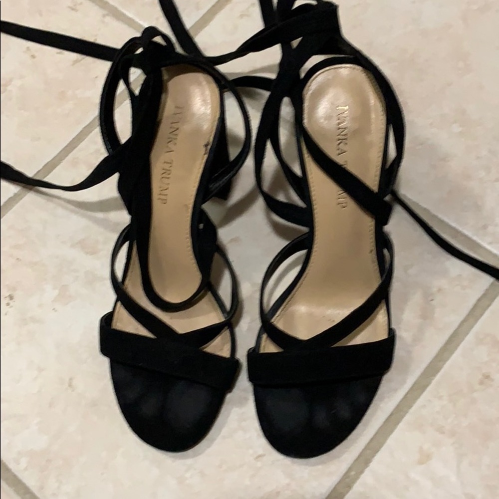 Ivanka trump tie-up sandals